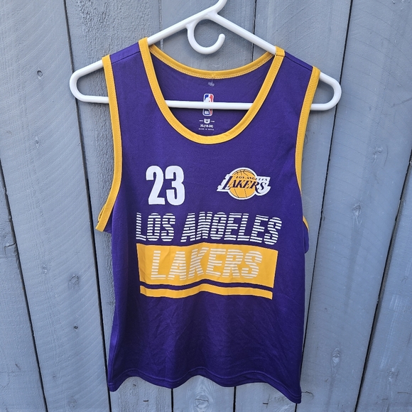 NBA Tops - NWOT NBA LA Lakers LeBron James #23 Jersey